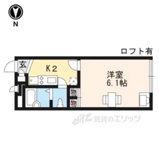 レオパレス甲南【2階】の間取り