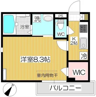 シャーメゾン東大宮【1階】の間取り