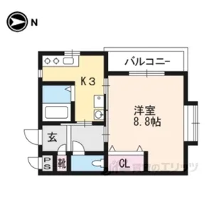 C’ESTLAVIE【2階】の間取り
