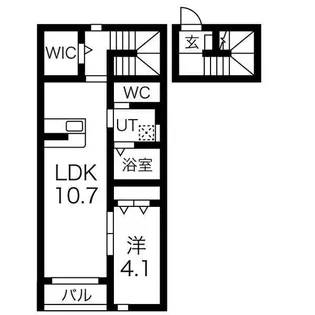 アルトゥーラA&W【2階】の間取り