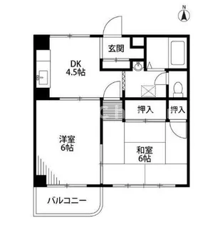 LesSta平和台【5階】の間取り