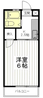 コーポS【2階】の間取り