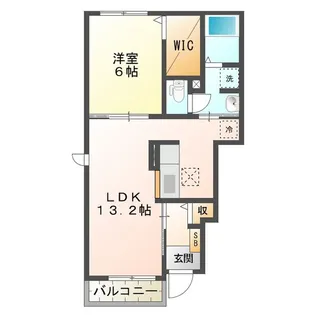 ライジング・サンHK III【1階】の間取り