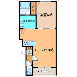 BULLION【3階】の間取り