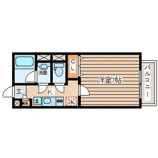 HF北四番丁レジデンス【10階】の間取り