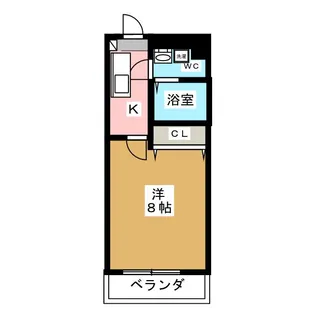 ラフィーネ稲毛【2階】の間取り