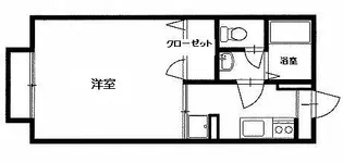 グリーンハイツII【2階】の間取り