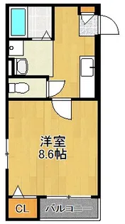 Girasole【2階】の間取り