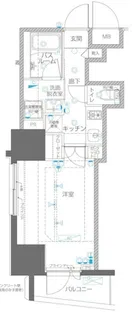 ZOOM川崎EAST【6階】の間取り