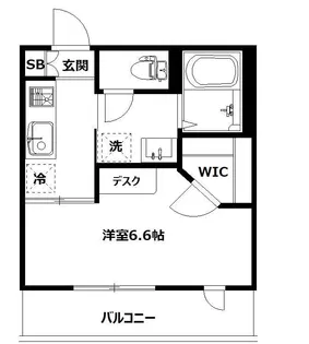 ゲストスタジオ横浜【1階】の間取り
