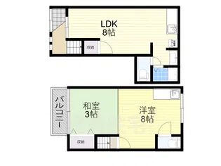 安友文化【1階】の間取り