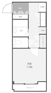ルームコロン【4階】の間取り