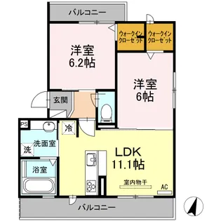 Ks’【2階】の間取り