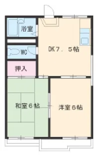タウニィ大和3【2階】の間取り