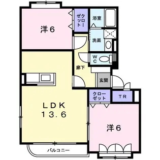 パルコ・ヴィアーレ【3階】の間取り