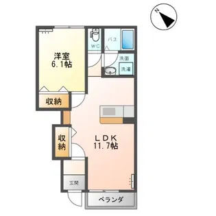 プランドール【1階】の間取り