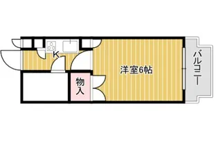 オークマンションおおみや【3階】の間取り