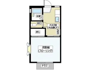 江ノ島ラッフルズ【1階】の間取り