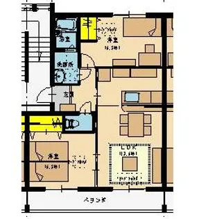 ルネサスTOKOー【3階】の間取り