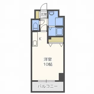 ブルースカイ北20【9階】の間取り
