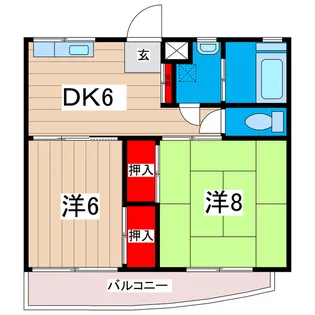金井ビル【2階】の間取り