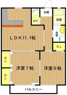 三重県伊勢市船江2【アパート】の間取り