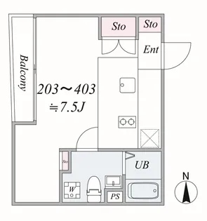 trias305【3階】の間取り