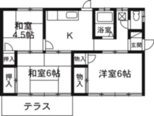 群馬県前橋市西片貝町2【アパート】の間取り