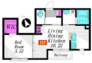 Clivia【2階】の間取り