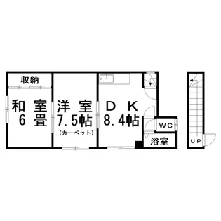 AK愛国【2階】の間取り