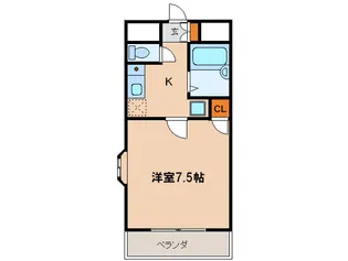 エストール城南【1階】の間取り