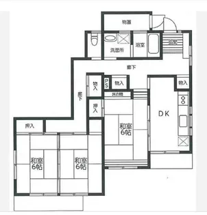 第2ハイツ小池【1階】の間取り