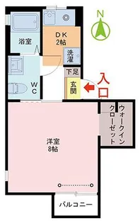 サンテラス松井 A棟【1階】の間取り