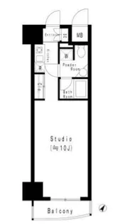 MFPR代々木タワー【4階】の間取り