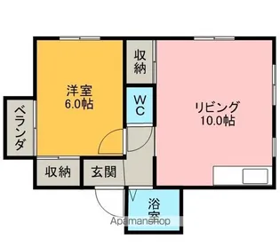 パタヤハウス【2階】の間取り