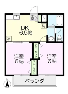 ドリームクレストI【1階】の間取り