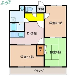 グリーンハイツ【1階】の間取り