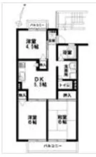 レスポワールI【2階】の間取り