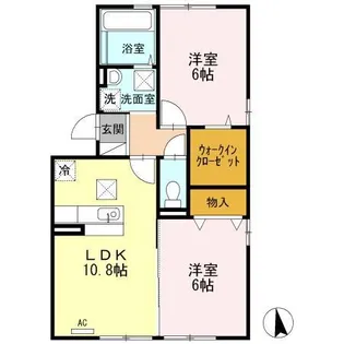 エトワール青山 C棟【1階】の間取り