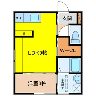INTEGRAL ARAO【1階】の間取り