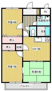 サンセール今津【2階】の間取り