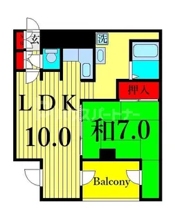 町屋ニュートーキョービル【8階】の間取り