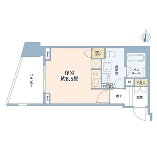 シティハウス代々木【3階】の間取り