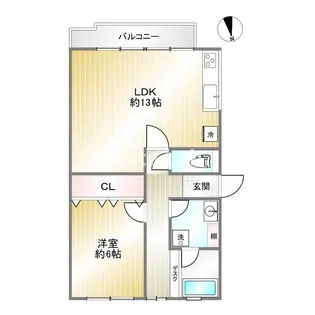 エード白川【2階】の間取り