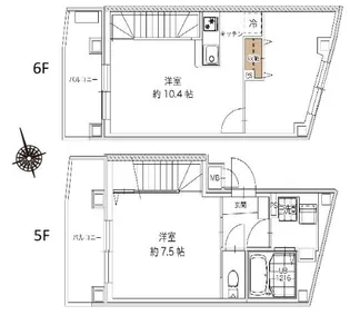 レピュア西尾久レジデンスの間取り