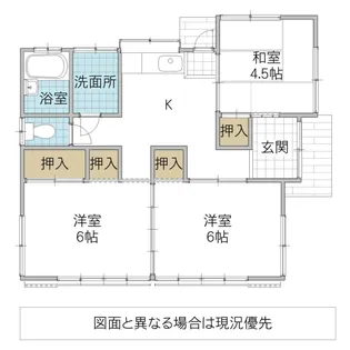 茨城県水戸市赤塚1【一戸建】の間取り