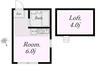 ユナイト田浦パルタージュ【2階】の間取り