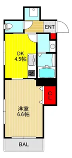 山一青木ステーツ【3階】の間取り