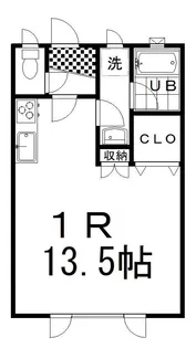 サボテンハウス【2階】の間取り