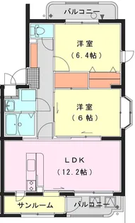 フローレンス堀切【3階】の間取り